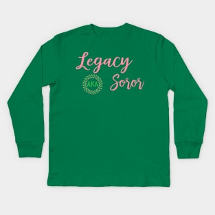 Legacy Soror Kids Long Sleeve T-Shirt